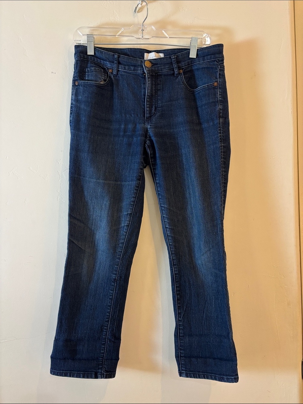 LOFT Dark Indigo Cropped Jeans  size 6/28